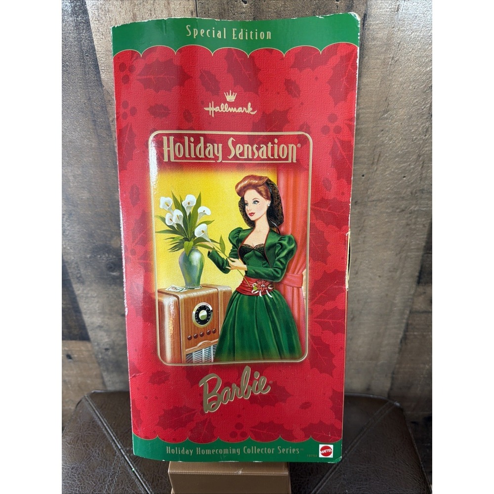 1998 Hallmark Holiday Sensation Barbie Special Edition #19792 1940s Nostalgia‎
